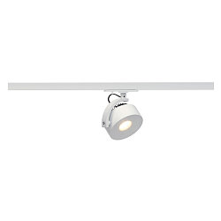 1-fase spot KALU TRACK LED PHASE Incl. 1-Fase Adapter, incl. Netvoeding, cardanisch draaien IP20