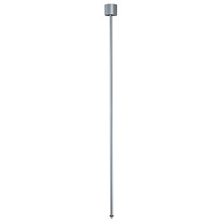 EUTRAC Pendant rod 1,2 m fixed for 3-Phase High voltage Track, silver grey