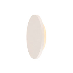 PLASTRA, Wall luminaire, LED, 3000K, round, white plaster