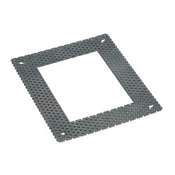 Inbouwframe DOWNUNDER PUR 120x155 hoekig, aluminium