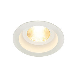 Inbouwarmatuur CONTONE ROUND draaibaar IP44, wit dimbaar 16W 890lm 30� 30� CRI 90