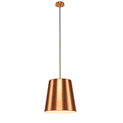 Pendant luminaire TINTO, E27, copper