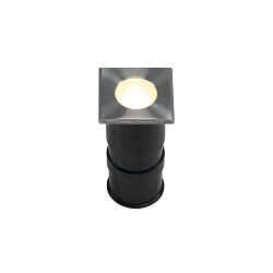 Inbouwarmatuur voor buiten POWER TRAIL-LITE LED IP67, rvs, zwart