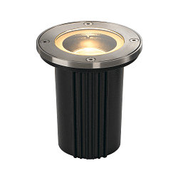 Vloerinbouwarmatuur DASAR EXACT GU10 rond GU10 IP67, rvs, zwart