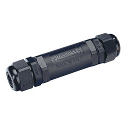 Aansluitdoos IP68 5-polig, zwart
