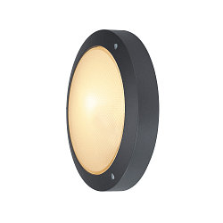 Wandarmatuur voor buitenshuis BULAN rond E14 IP44, antraciet
