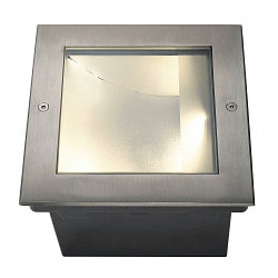 Vloerinbouwarmatuur DASAR LED SQUARE asymmetrisch IP67, rvs