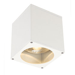 Plafondarmatuur voor buiten BIG THEO CEILING OUT hoekig GU10 IP44, wit
