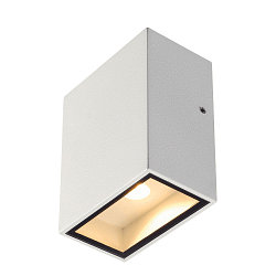 Wandarmatuur QUAD 1 XL hoekig IP44, wit