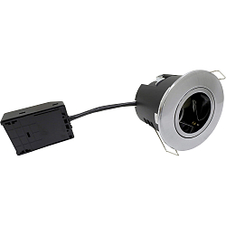 recessed luminaire UNI INSTALL G2 round GU10 IP44, aluminium 