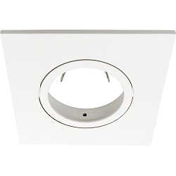 Afdekking QUICK/UNI INSTALL G2 vierkant, wit mat