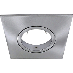 Afdekking QUICK/UNI INSTALL G2 vierkant, aluminium geborsteld
