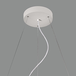 Pendelophanging LISBOA 40 - ON-OFF / TRIAC - 250CM 3-voudig, wit mat