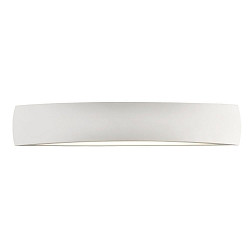 Wandarmatuur ALBA 16/3386-53 up down, overschilderbaar E14 IP20, opaal, wit dimbaar