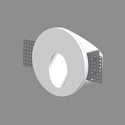 wall recessed luminaire THRILLER round IP20, white 
