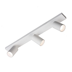Spot bar GINA 3874/R3, 3 flames, 3x GU10 max. 10W, adjustable, white