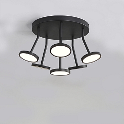 ceiling luminaire CORVUS IP20, black 