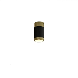 Plafondarmatuur LUX 3989/6 IP20, goud, zwart glanzend
