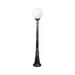 Padverlichting TYPE NO 2014 rond E27 IP44, zwart dimbaar