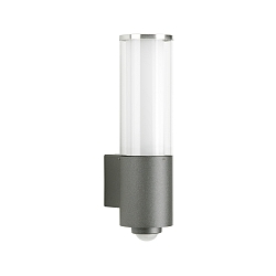 Wandarmatuur voor buitenshuis TYPE NO 0311 cilindrisch E27 IP44, antraciet