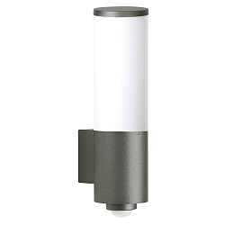 wall luminaire with motion detector E27 IP44, anthracite