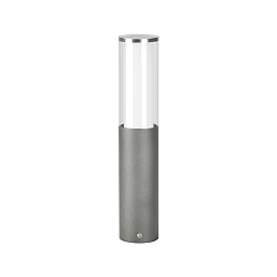 Pedestal luminaire Type No. 0545, IP44, height 50cm, E27 max. 20W (LED),stainless steel acrylic glass inside opal, anthracite
