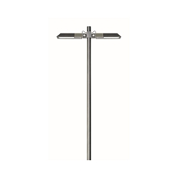 LED Vario III Mast light 0844 - floodlight optics, 2 flames, IP65, 113.2W 3000K 7600lm, tiltable +/- 45�, anthracite