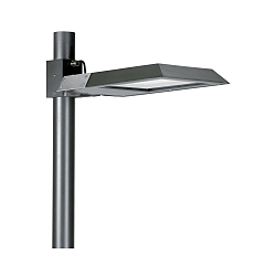 LED Vario III Mast light 0880 - street lights optics, 1 flame, IP65, 56.6W 3000K 3800lm, tiltable +/- 45�, anthracite