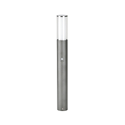 Bollard light Type No. 2269 with motion sensor, height 90cm, E27 max. 20W,  stainless steel, stainless steel / anthracite