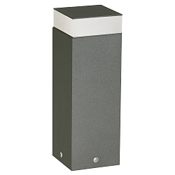 Sokkelarmatuur TYPE NO 2292 hoekig, kort, schakelbaar IP54, antraciet