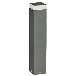 socket luminaire TYPE NO 2293 square, long, switchable IP54, anthracite