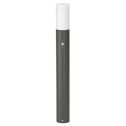 bollard light TYPE NO 3078 with motion detector, with brightness sensor E27 IP54, anthracite 