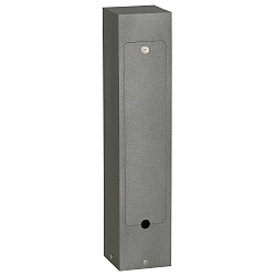 Contactdooszuil TYPE NO 4413 3-voudig, met slot, antraciet