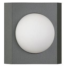 wall and ceiling luminaire TYPE NO 6116 E27 IP44, anthracite dimmable