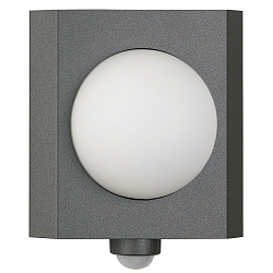 outdoor wall luminaire TYPE NO 6127 with sensor, with motion detector E27 IP44, anthracite dimmable