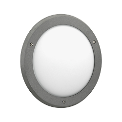outdoor wall luminaire TYPE NO 6419 IP44, anthracite, opal dimmable