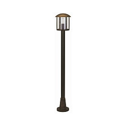 Padverlichting TYPE NO 4139 E27 IP44, bruin, Messing gesatineerd dimbaar
