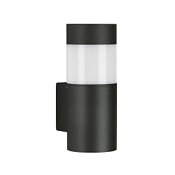 LED Outdoor Wall luminaire Type No. 0274, IP54 IK08, 9W 3000K 1000lm, glass opal, black matt