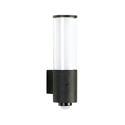 Outdoor Wall luminaire Type No. 0311 with motion sensor (Type No. 0320), E27 max. 20W (LED), stainless steel, black matt