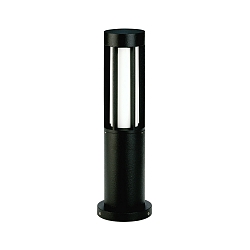 Sokkelarmatuur TYPE NO 0507 cilindrisch E27 IP44, zwart mat