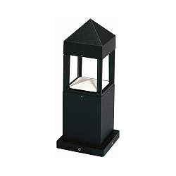 Sokkelarmatuur TYPE NO 0599 dimbaar, indirect IP44, zwart mat dimbaar