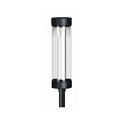 Paaltoparmatuur TYPE NO 0847 dimbaar IP54, zwart mat dimbaar