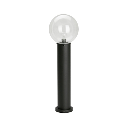 Lichtpaal TYPE NO 2012 rond E27 IP44, zwart mat dimbaar
