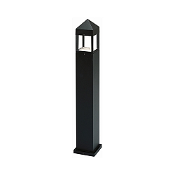 Lichtpaal TYPE NO 2016 dimbaar, indirect R7s IP44, zwart mat dimbaar