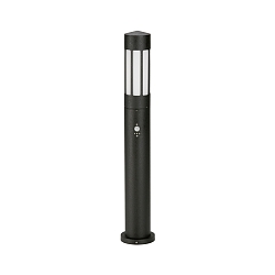 Lichtpaal TYPE NO 2249 cilindrisch, met bewegingsmelder E27 IP44, zwart mat dimbaar