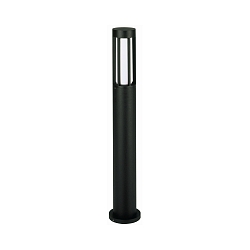 Lichtpaal TYPE NO 2043 cilindrisch E27 IP44, zwart mat