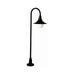 Padverlichting TYPE NO 2081 E27 IP44, zwart mat dimbaar