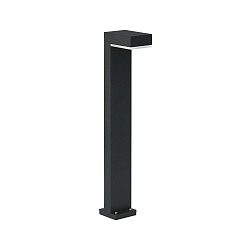 bollard lamp TYPE NO 2086 IP44, opal, black