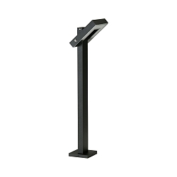 Lichtpaal TYPE NO 2091 hoekig, draaibaar IP54, zwart mat