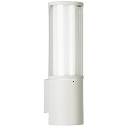 Wandarmatuur voor buitenshuis TYPE NO 0311 cilindrisch E27 IP44, wit